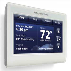 Digital thermostat.